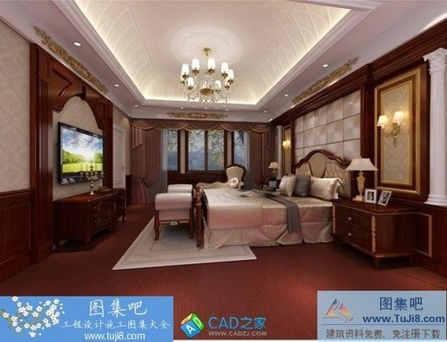 歐式別墅CAD圖紙帶效果圖+大樣圖