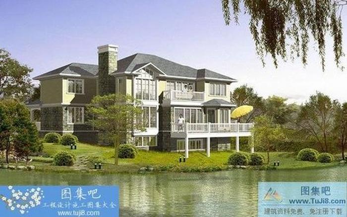 坡地獨(dú)棟別墅CAD方案設(shè)計(jì)圖