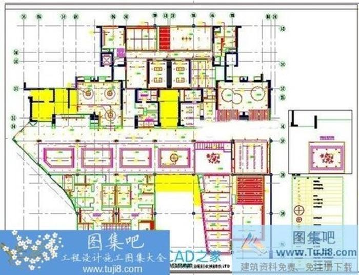 梁志天廣州合景新城花園會(huì)所施工圖