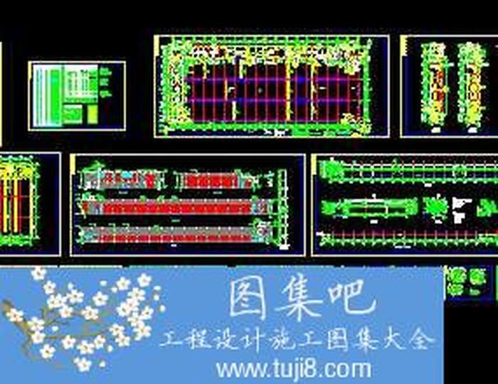 某加工廠房建筑施工圖CAD圖紙全套