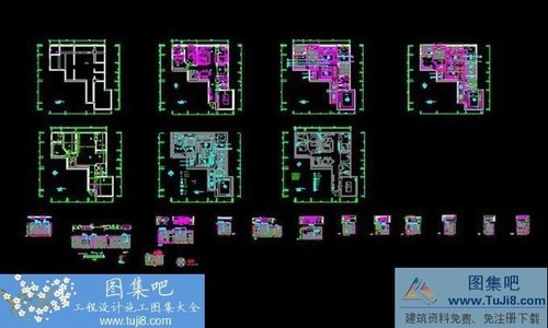 純歐式四居室古典風(fēng)格實景圖和施工圖