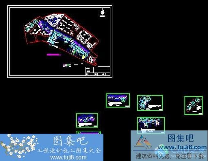 場(chǎng)地塔吊布置圖紙