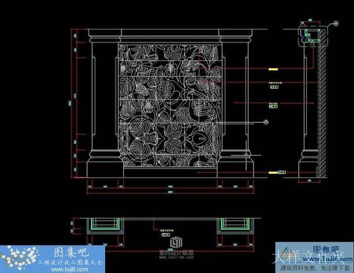 上海惠揚(yáng)水療SPA會(huì)所全套CAD施工圖紙