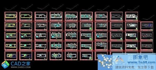 上虞江南一品別墅裝飾工程施工圖及效果圖