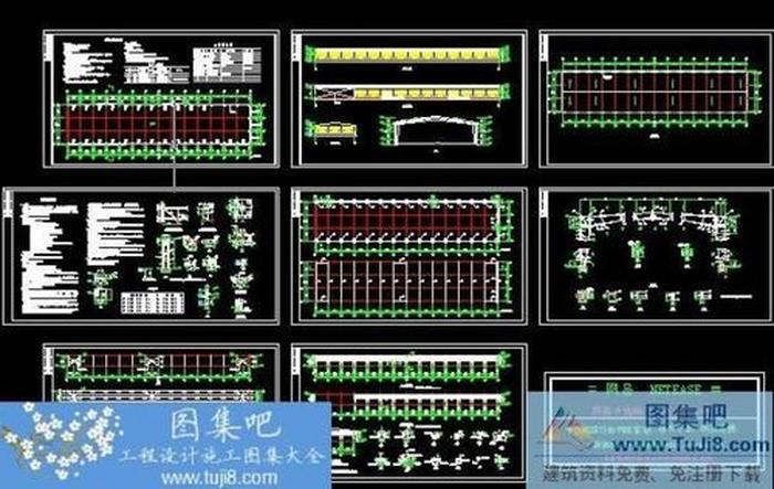 單層鋼結(jié)構(gòu)廠房結(jié)構(gòu)施工圖紙