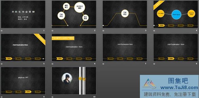 本科生畢業(yè)答辯PPT模板下載