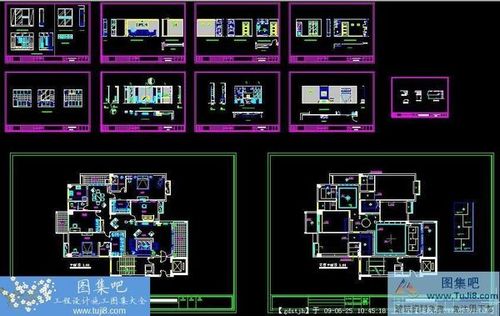 某住宅樣品房室內(nèi)裝飾設(shè)計(jì)全套圖紙