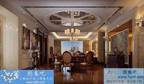 山語(yǔ)城李姐雅居裝飾工程室內(nèi)裝修設(shè)計(jì)施工圖