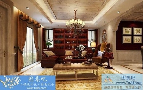 香港元孚設(shè)計美式別墅全套施工設(shè)計圖