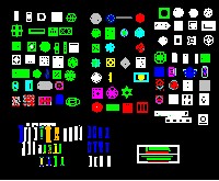 CAD拼花及造形柱圖集