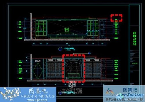 名仕裝飾黃山至尊銀座KTV整套圖紙