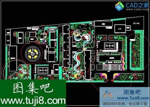 某校園景觀規(guī)劃綠化平面圖