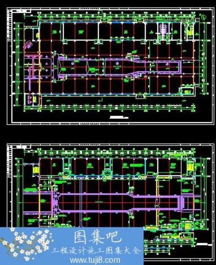 連體鋼結(jié)構(gòu)廠房建筑施工圖