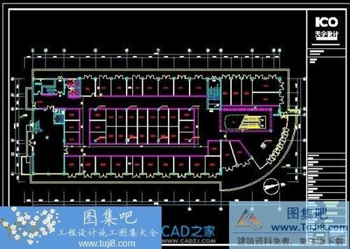 某假日酒店客房賣場外立面施工圖+效果圖