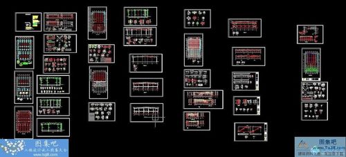 完整的鋼結(jié)構(gòu)4S店結(jié)構(gòu)圖包括門剛和珩架