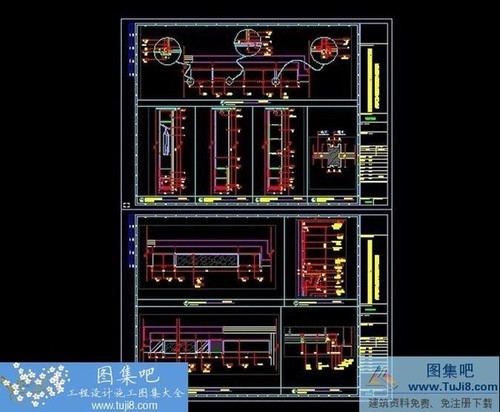 金螳螂南通濱江花苑售樓處施工圖+方案效果圖