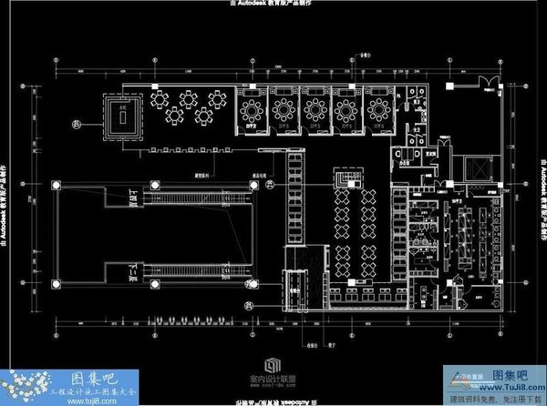 萬象城諾米丁餐廳CAD施工圖