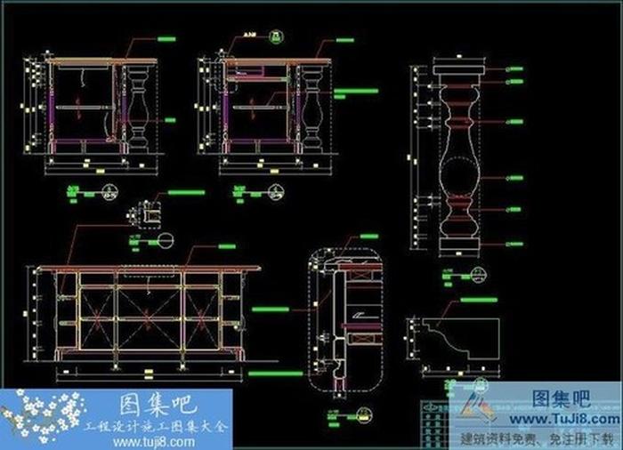 水韻松濤小區(qū)C戶型別墅施工圖