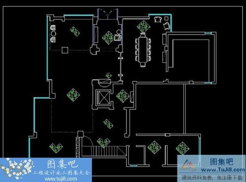 武漢保利花園超豪華歐式施工圖+效果圖